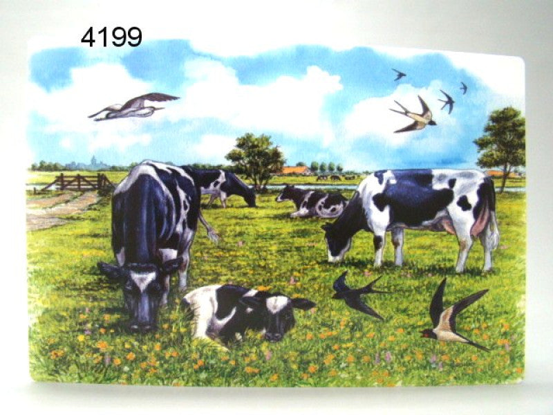 Placemat with cows