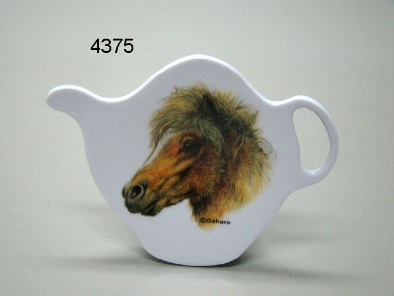 Horses tea bag holder shetlander