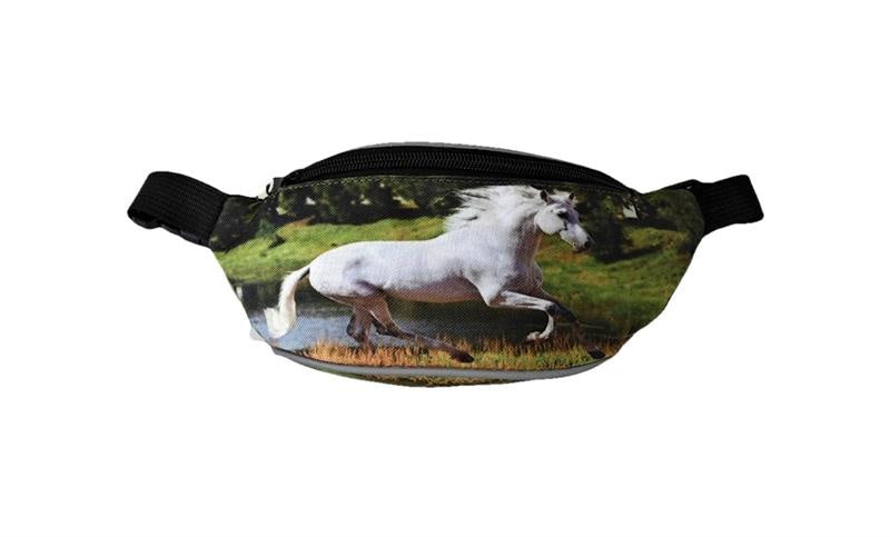 Cute belly bag with white horse