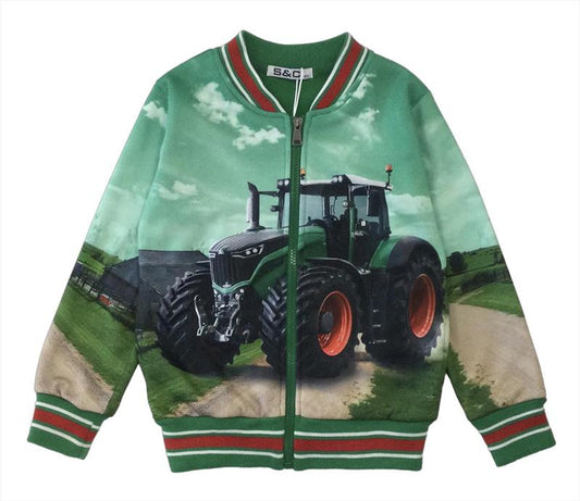 Gilet vert avec Fendt