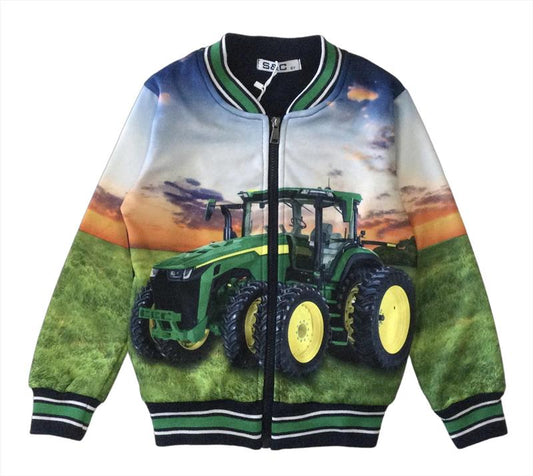 Cardigan avec John Deere