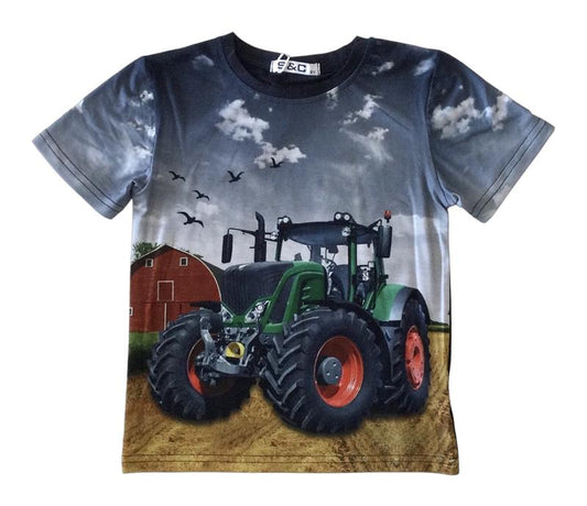 Stoer Donkerblauw shirt met Fendt