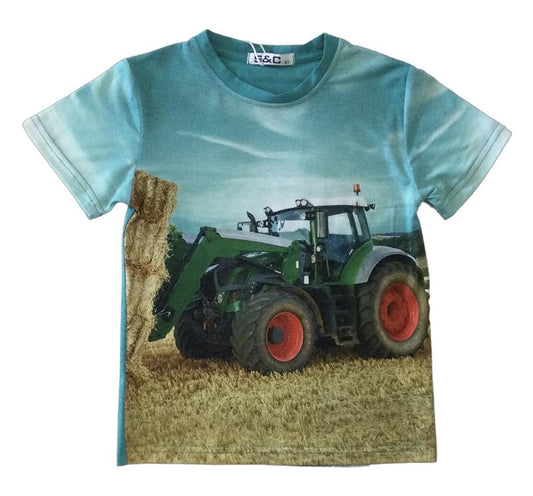 Blauw Shirt met Fendt