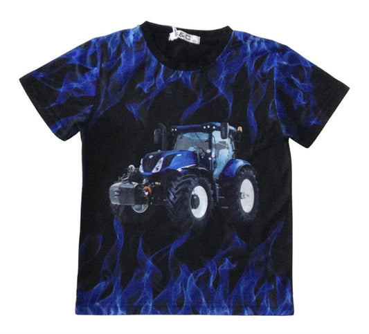 Stoer Donkerblauw shirt met New Holland