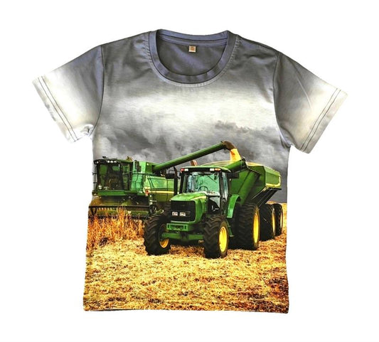 Grijs shirt met John Deere