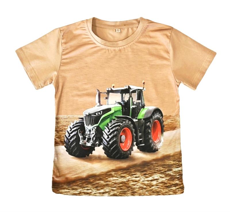 Beige shirt met Fendt tractor