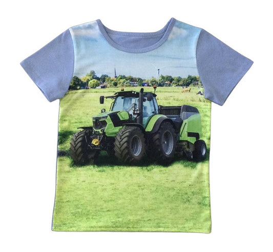 Lichtblauw shirt met Deutz