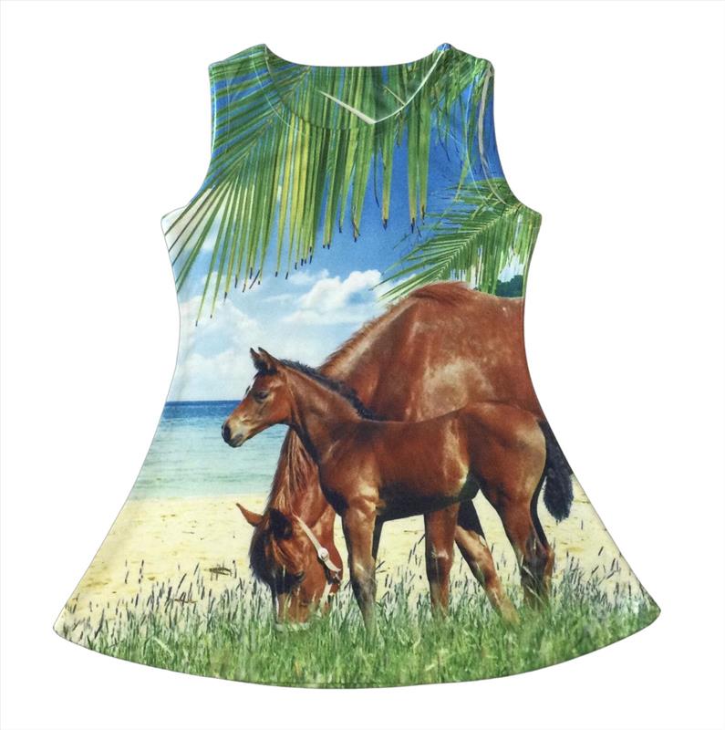 Horses dress with 2 horses