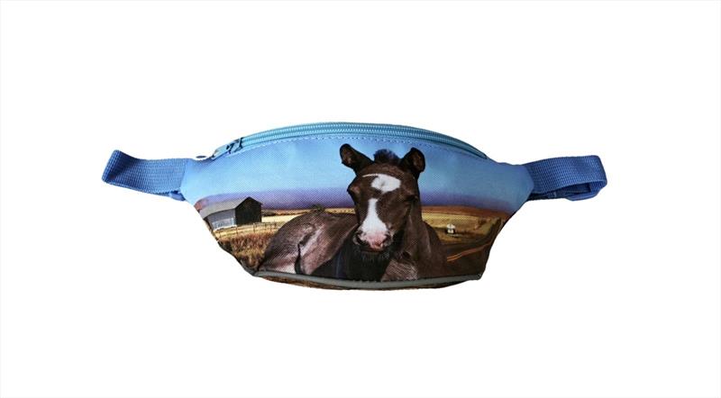 Cute belly bag with horse head