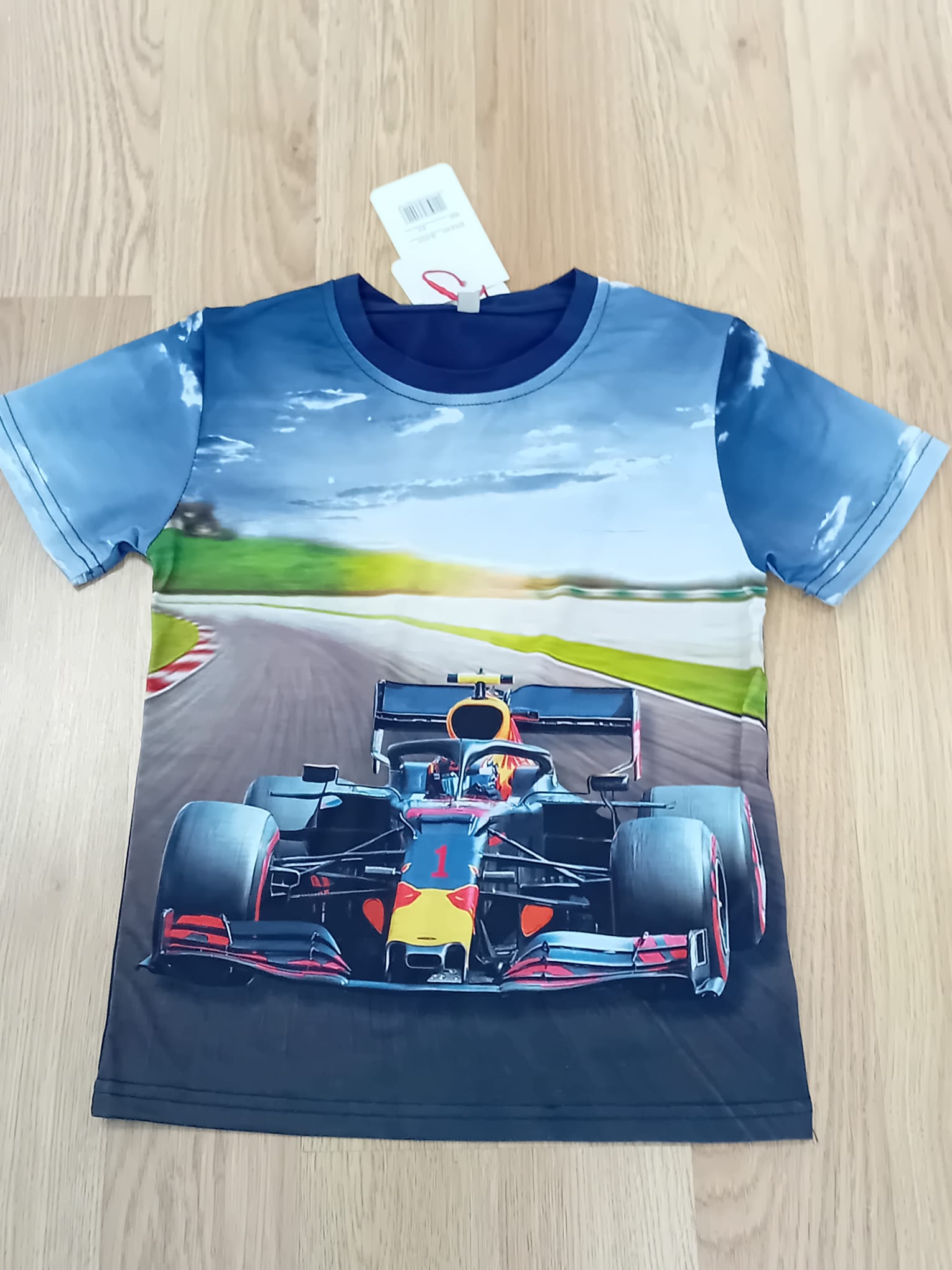 Volwassen t-shirt met Formule 1 wagen