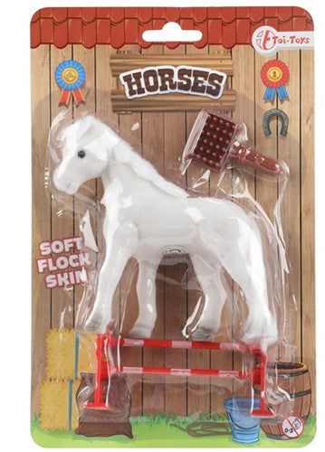 Toi-Toys Pferd mit Hindernis 10 cm