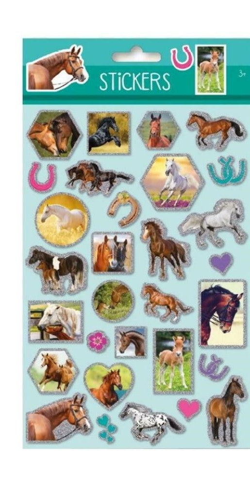 Paard hologram schuim sticker