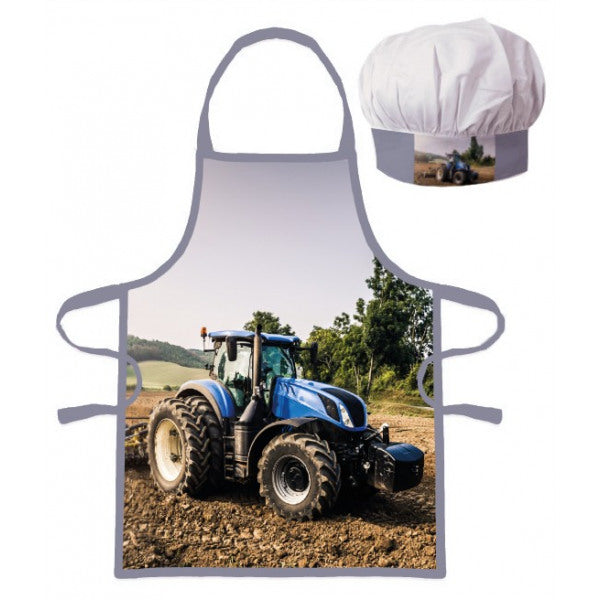 Children's apron with New Holland