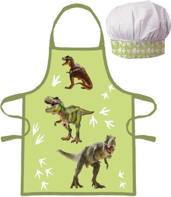 Children's apron with Dinosaur