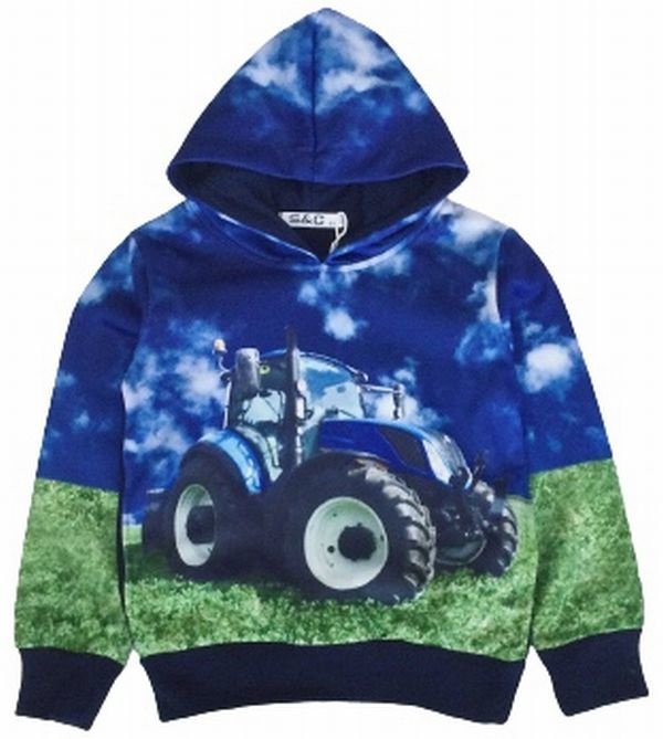 Kapuzenpullover New Holland Blau