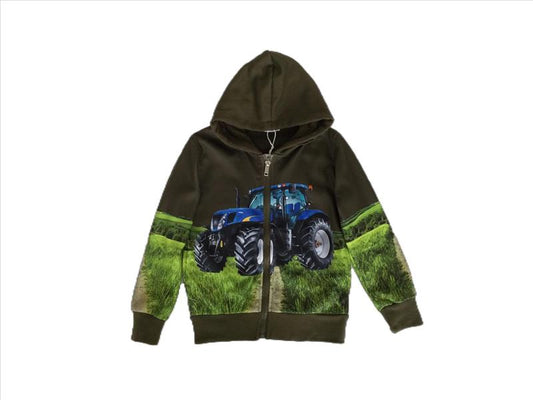 Groen Vest met New Holland