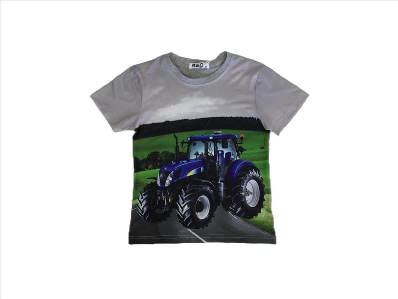 Gray shirt with New Holland