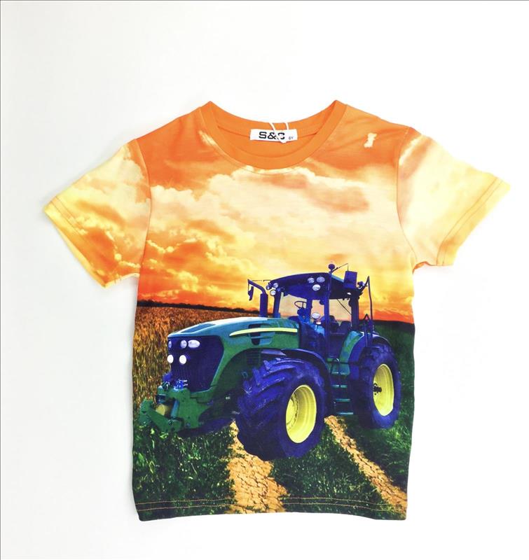 Orange Tractor Shirt John Deere