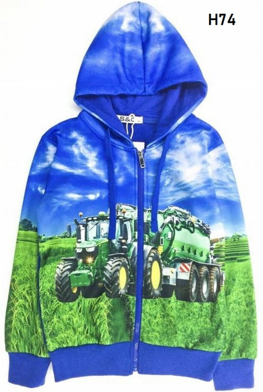 Vest met John Deere met Giertank