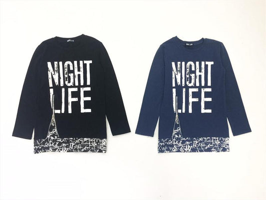 Longsleeve met leuke opdruk en rits