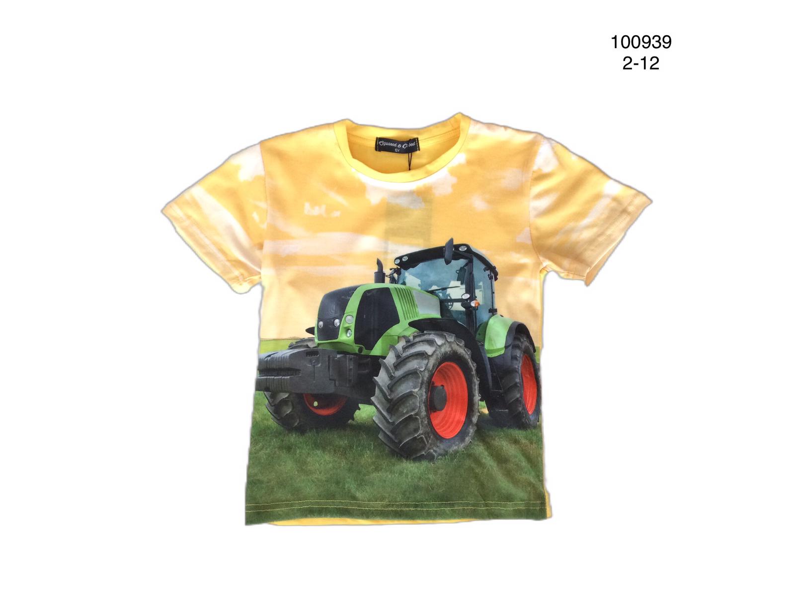 Yellow shirt with Claas