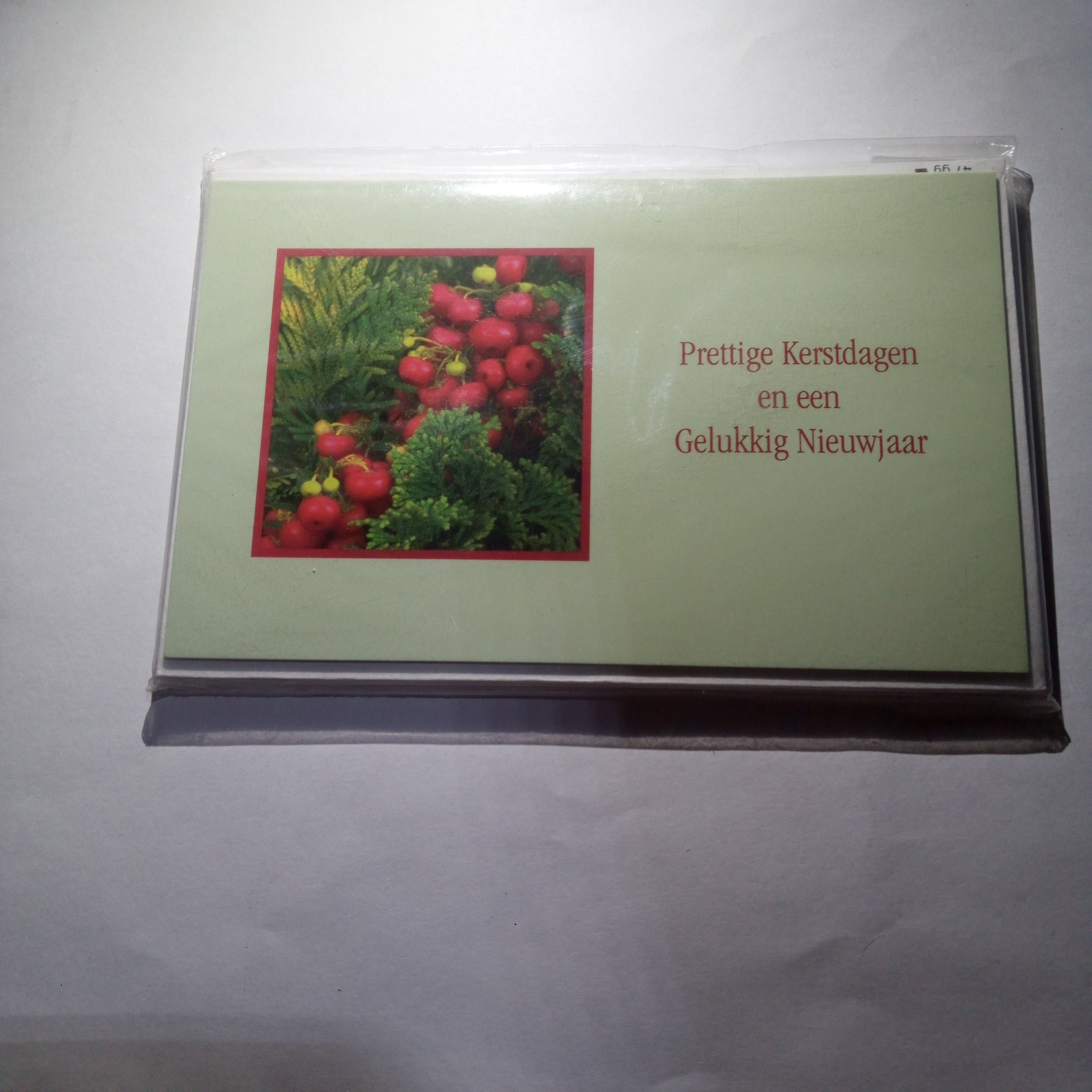 Christmas cards red berries