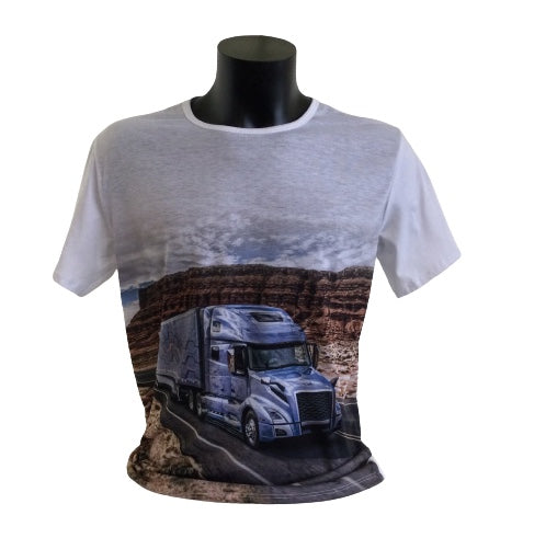Adult t-shirt with Truck Volvo USA