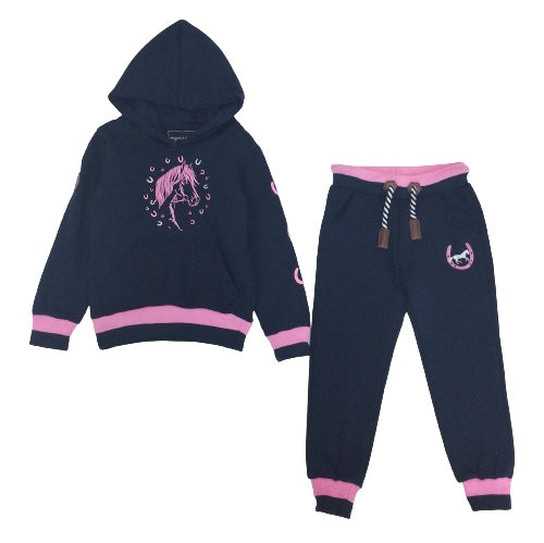 Blauw Joggingpak met paard